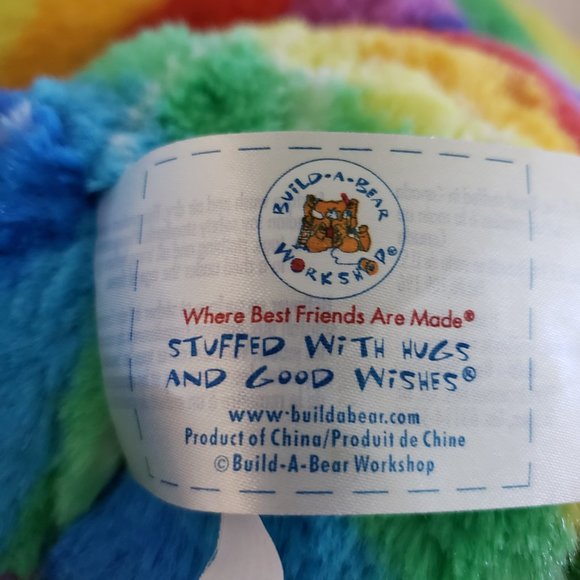 Peace and Love Rainbow Build a Bear - Picture 5 of 6